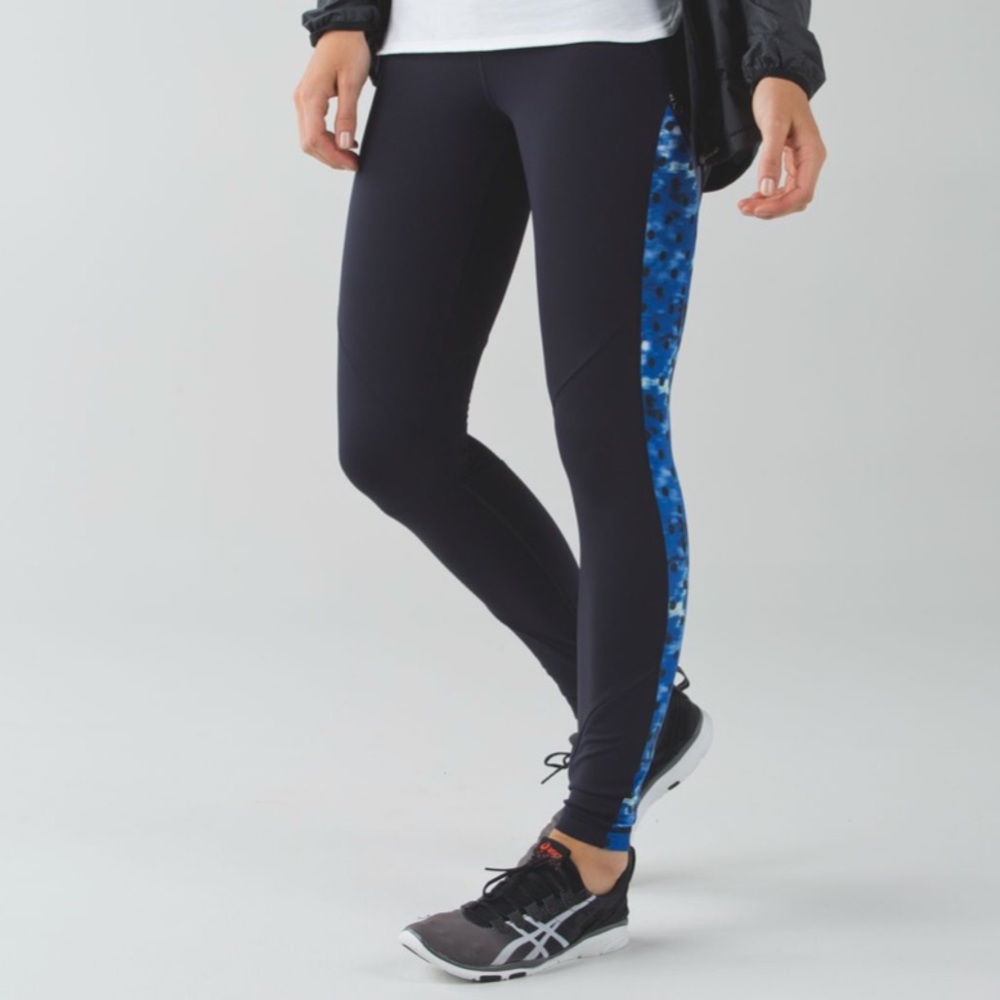 Lululemon Rain-on Train-on Tight Sz 4 - Picture 1 of 13